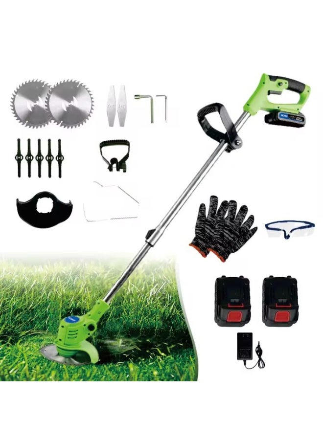 BUYCO Cordless Electric Grass Trimmer & Lawn Mower – Rechargeable, Lightweight & Adjustable Portable Garden Trimmer - Image 1